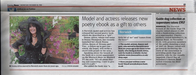 Norwich Evening News 10th Dec & 14th Dec 2014