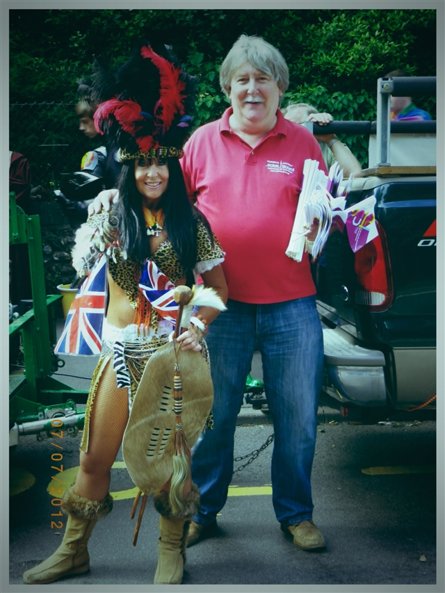 Donna Africa & Richard Walker in The Lord Mayor's Parade 7th July 2012