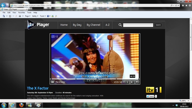 the Clip of me Zulu warrior Woman as broadcasted on ITV TV