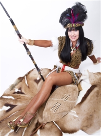 My Zulu Warrior Studio Shoot, as seen on BGT TV 2011 by Silvestri Studios June 2011