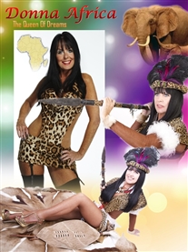 Donna Africa Warrior Pic Poster
