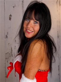 Donna Africa Cheeky Christmas Photo Shoot Dec 2011 Prof. Photographer Lee Blanchflower Dec 2011