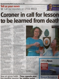 My sweet soul sister Krista tragic end to teach and save others. Thank you Peter Walsh Evening News 21st April 2012