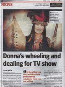 Norwich Evening News 19th July 2013 I am featured about my TV appearance on channel 4 