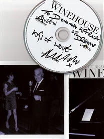 My Signed CD from Great Crooner /Singer Mitch Winehouse Feb 2015