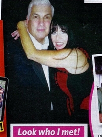 Mitch Winehouse & I Donna Africa pictured together at his London Show in Pick Me Up Magazine 11th June 2015