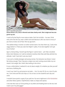 Me featured in my bikini in the Daily Mirror 24 July 2015